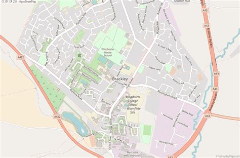 brackley map.